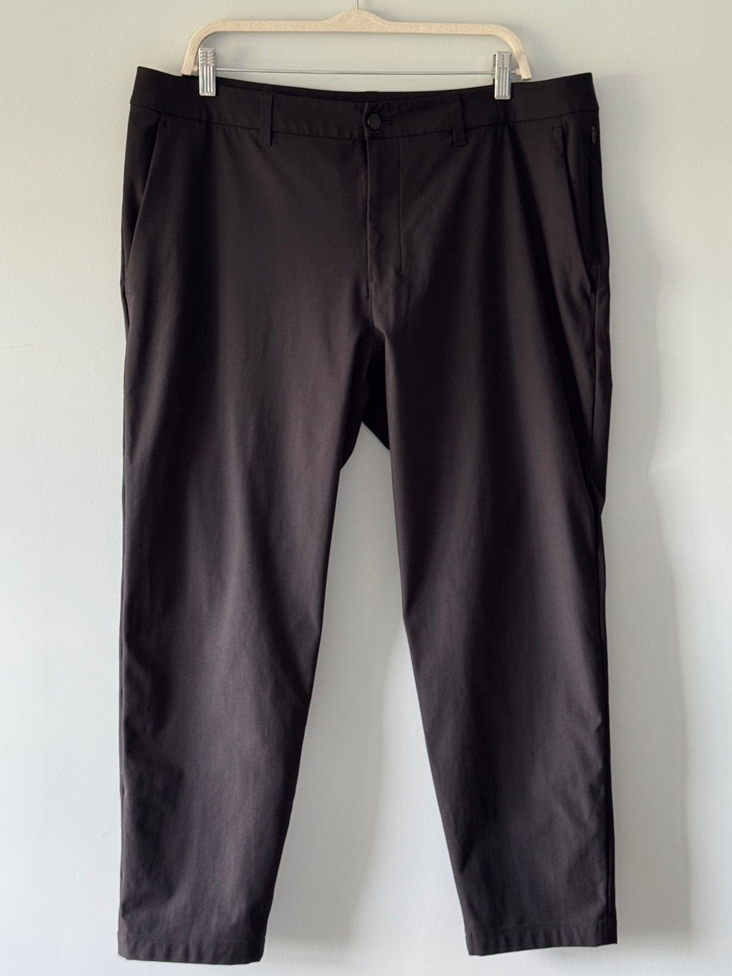 Lululemon Abc Pant Slim Fit Warpstreme Black Size 38